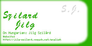 szilard jilg business card